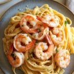 easy Red Lobster Shrimp Linguini Alfredo