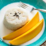 easy Sweet Coconut Sticky Rice with Mango