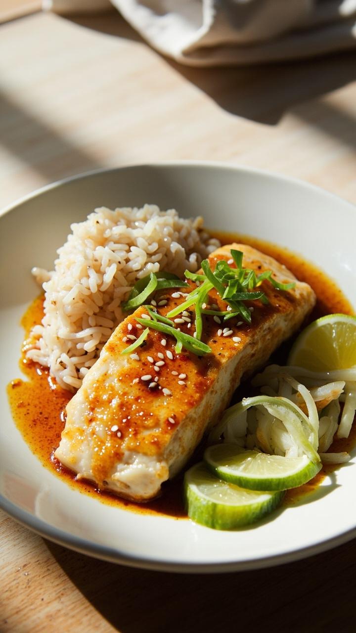 Honey Asian Baked Cod