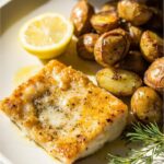 Pan Seared Halibut Recipe with Lemon Dill Butter