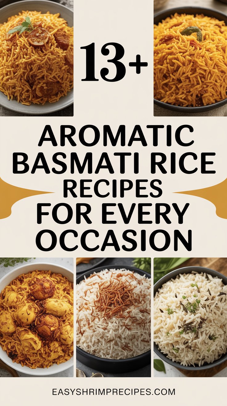 13+ Aromatic Basmati Rice Recipes for Every Occasion