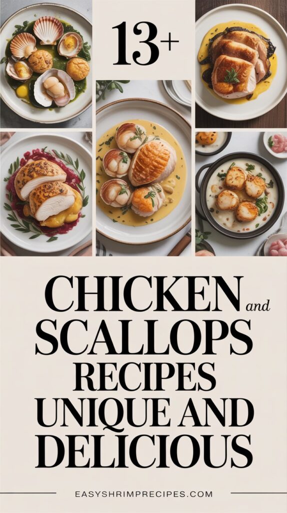 13+ Chicken And Scallops Recipes Unique And Delicious