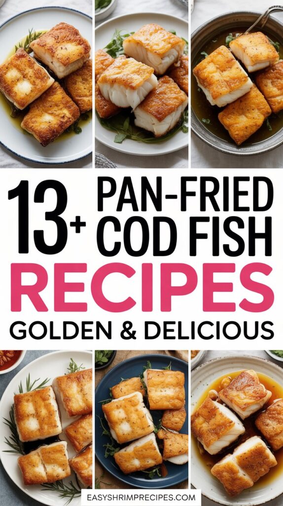 13+ Pan-Fried Cod Fish Recipes Golden & Delicious