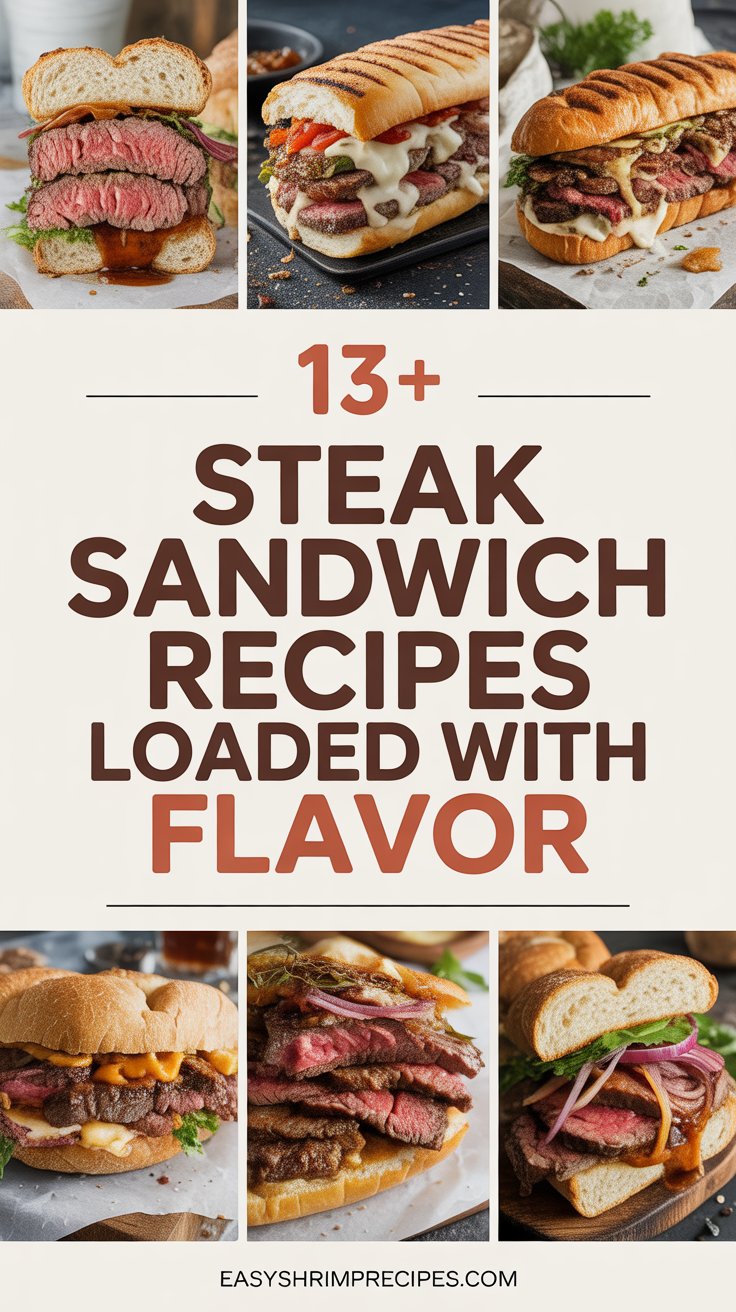 13+ Steak Sandwich Recipes Loaded With Flavor