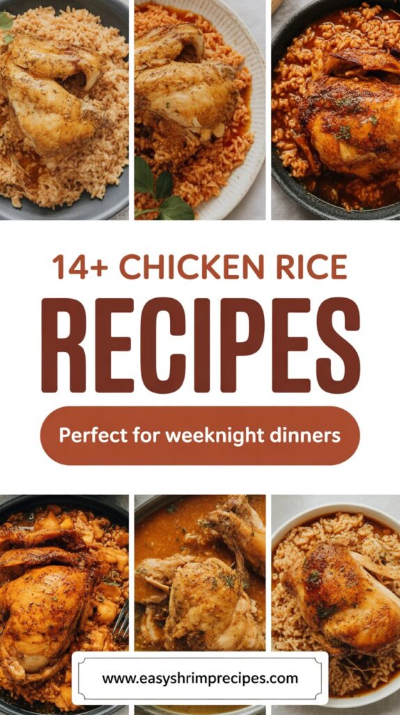14+ Chicken Rice Recipes Perfect for Weeknight Dinners