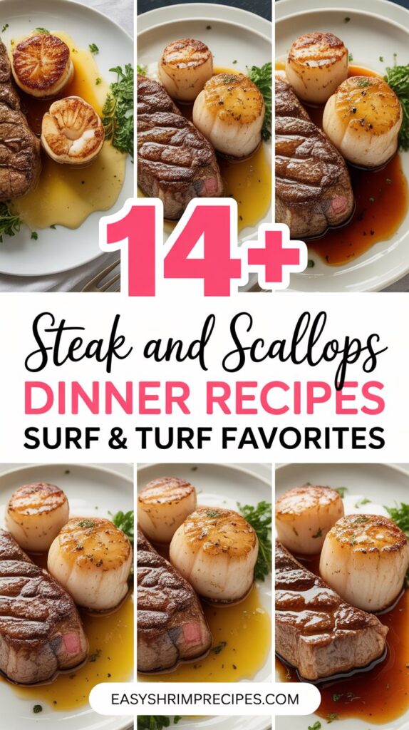 14+ Steak And Scallops Dinner Recipes Surf & Turf Favorites