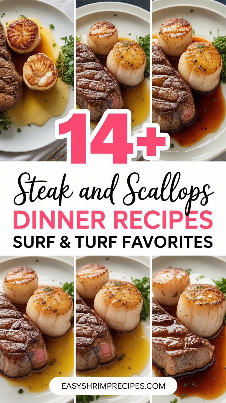 14+ Steak And Scallops Dinner Recipes Surf & Turf Favorites
