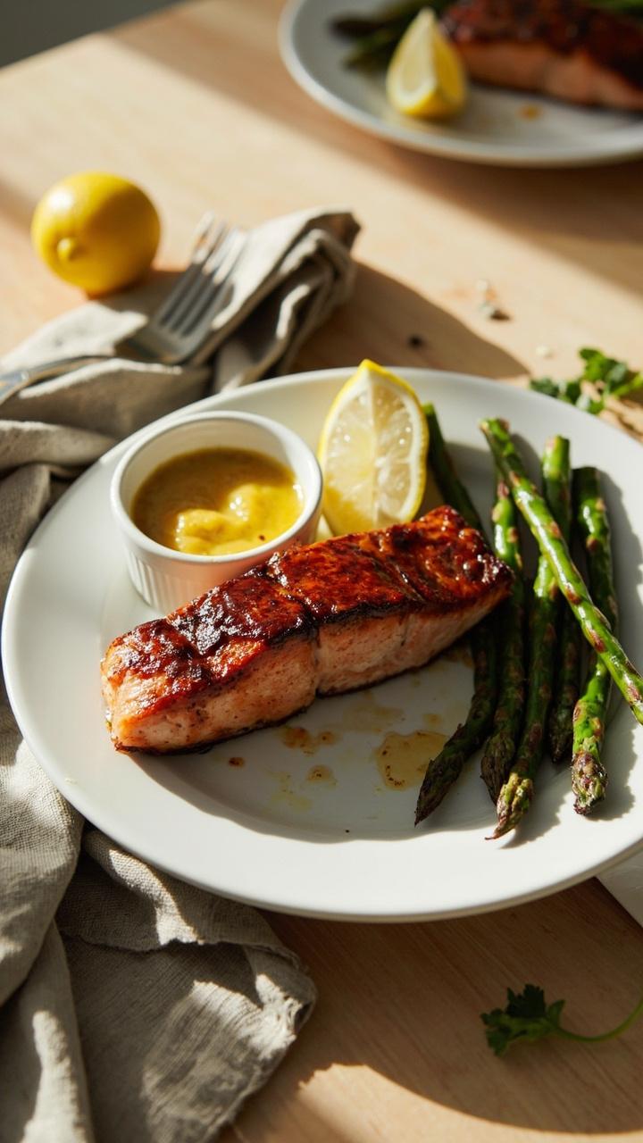 15-Minute Honey-Mustard Salmon