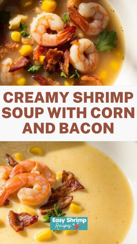Creamy Shrimp Soup with Corn and Bacon Creamy Shrimp Soup with Corn and Bacon