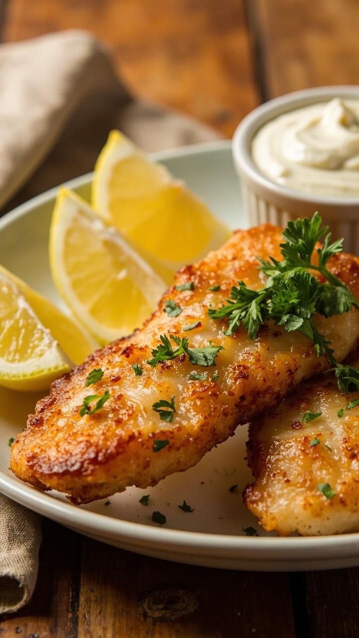 Baked Panko Crusted Cod