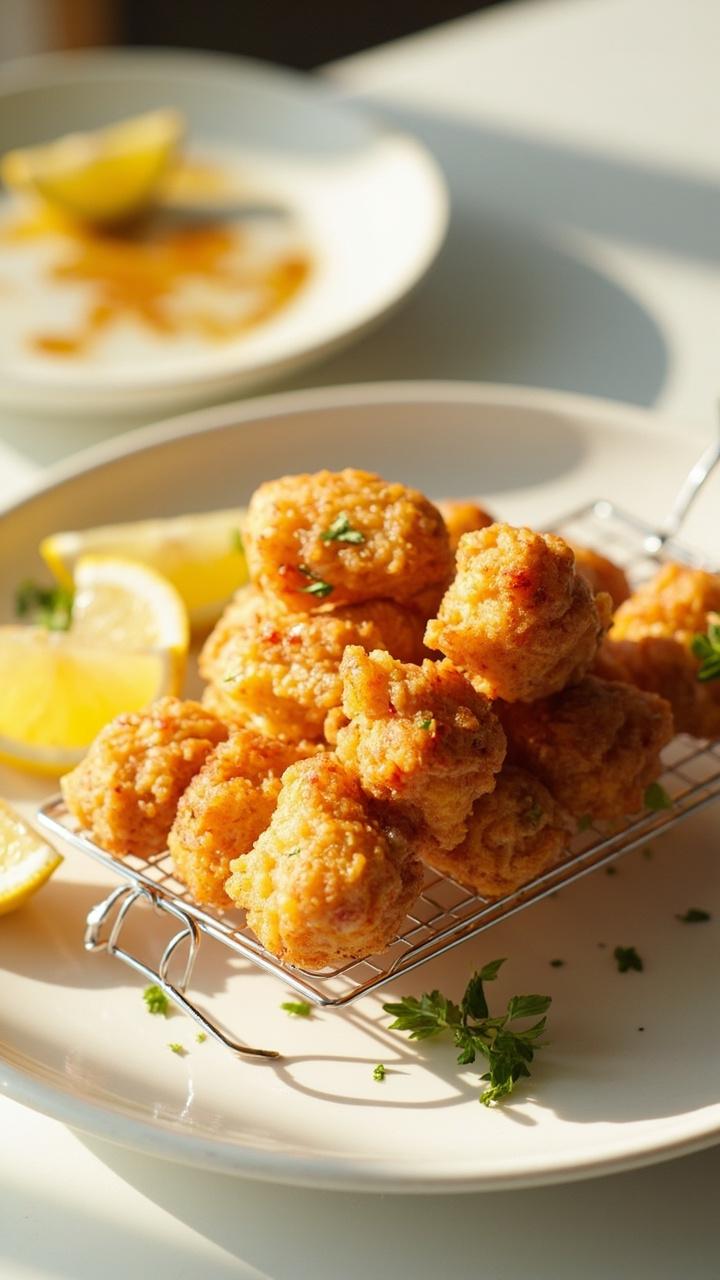 Deep Fried Lobster Bites