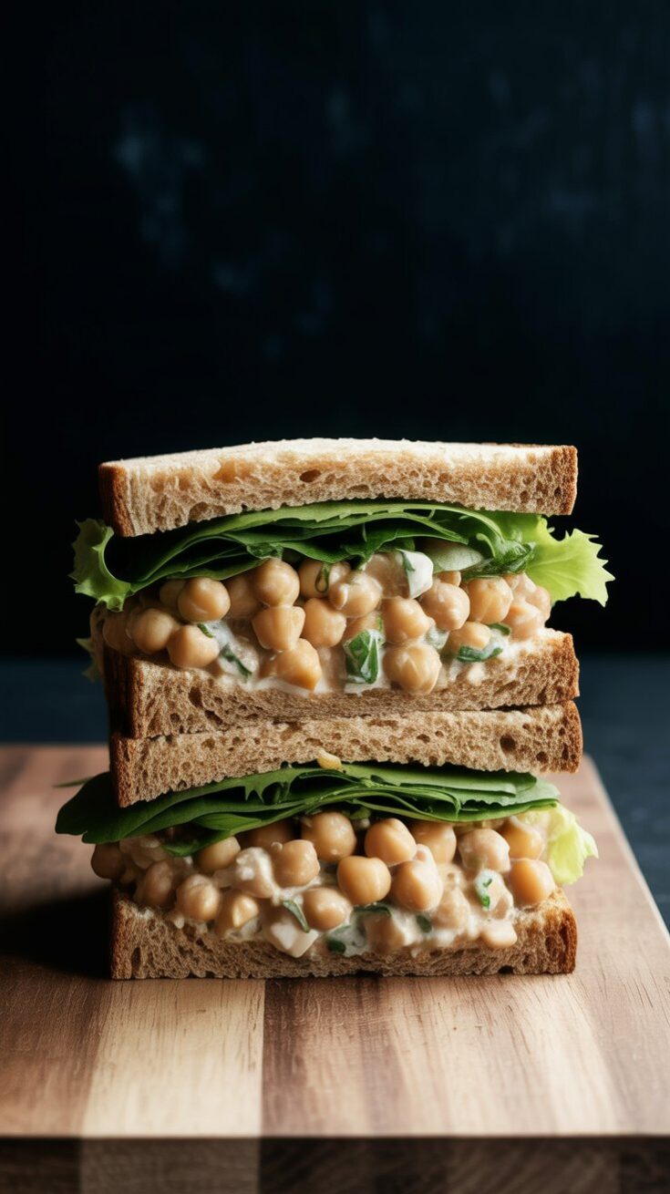 easy Vegan Chickpea Tuna Salad