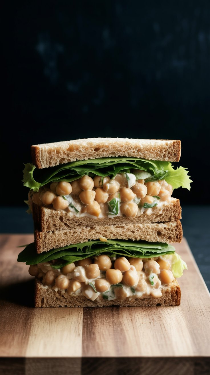 easy Vegan Chickpea Tuna Salad