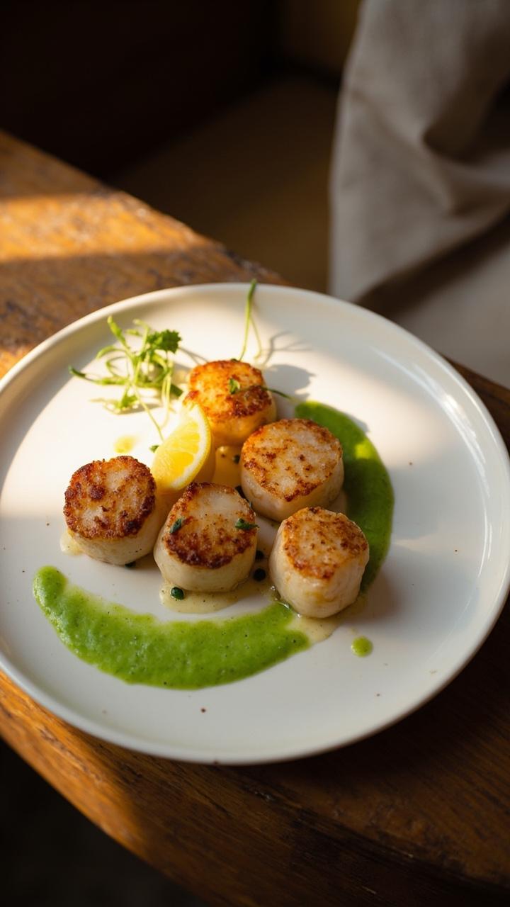Pan Seared Scallops