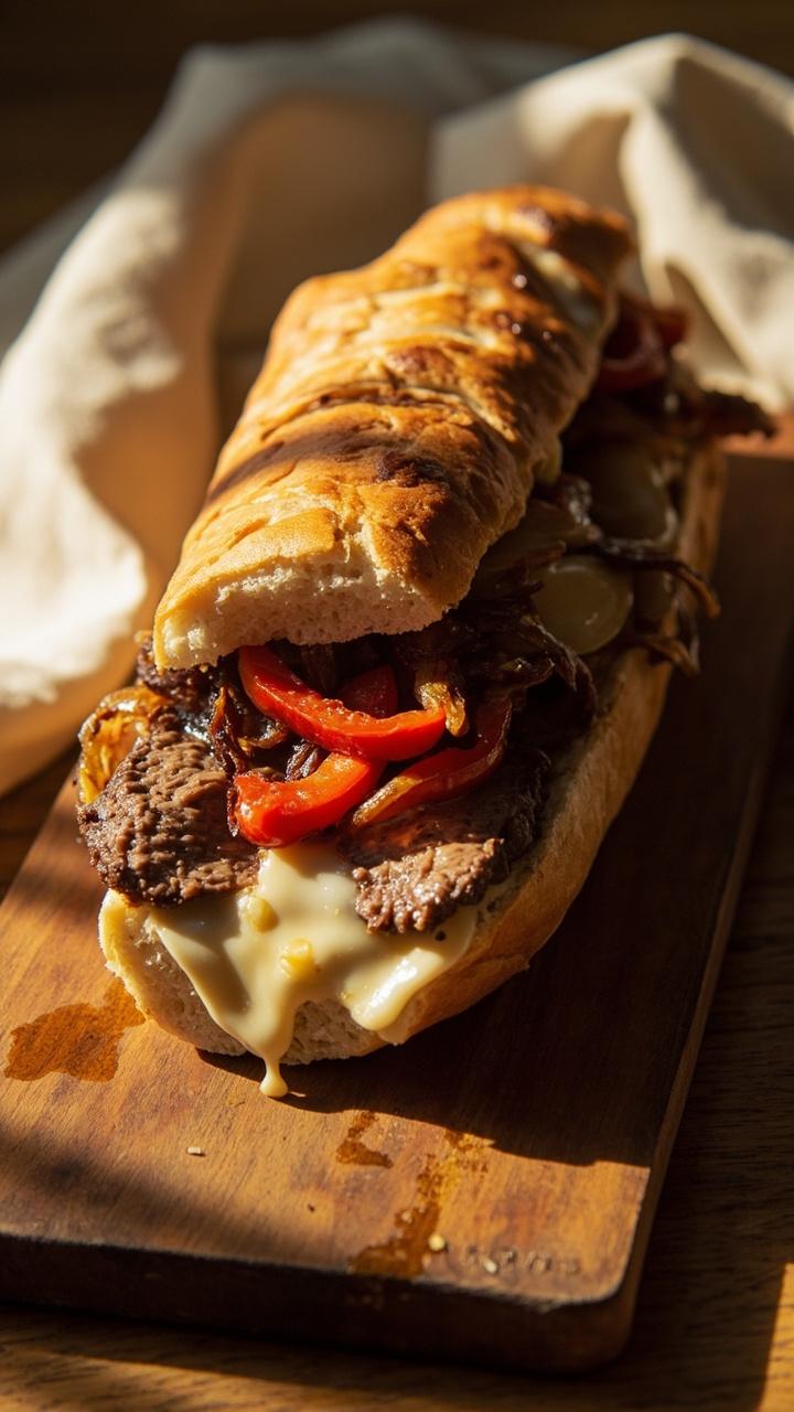 Philly Cheese Steak Sandwich Recipe