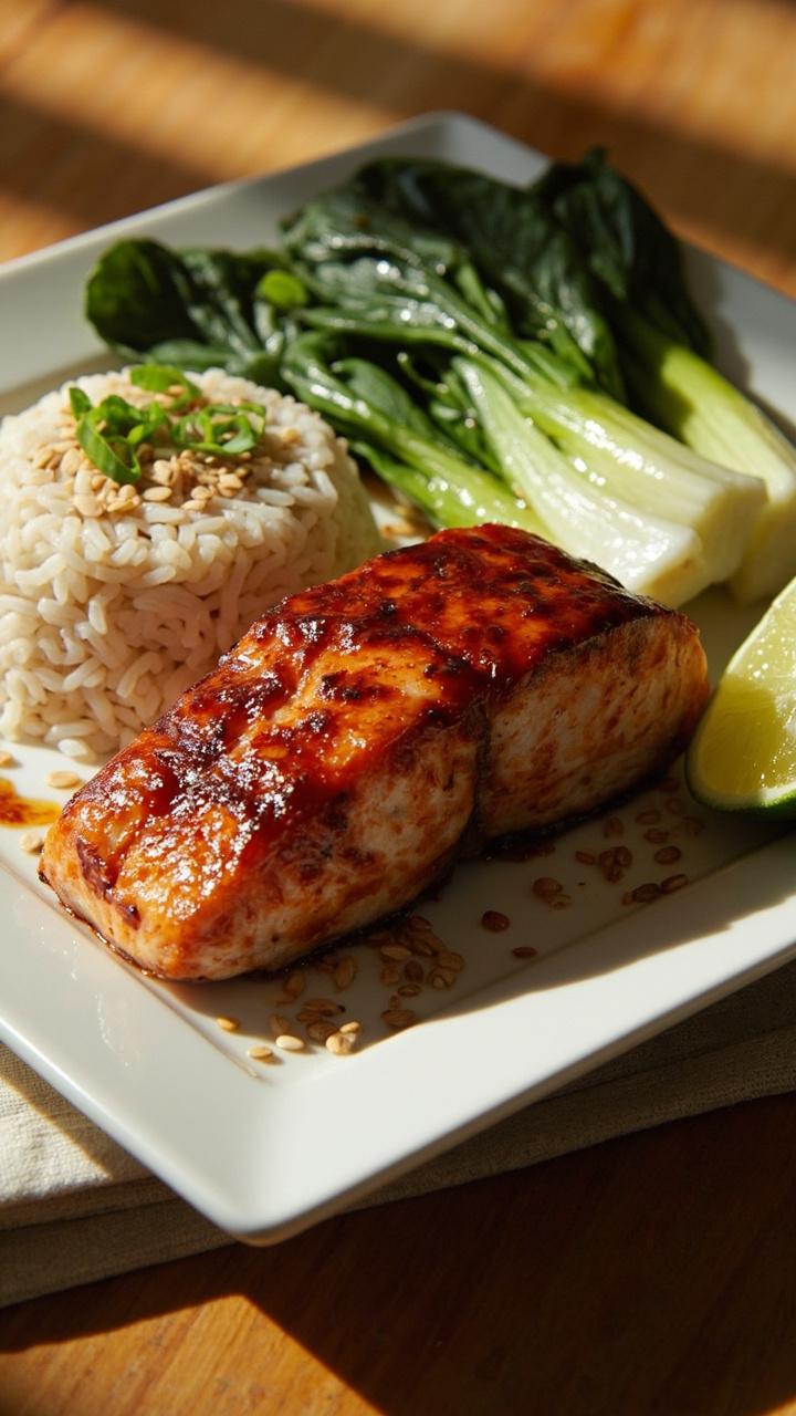 Salmon with Fish Sauce Glaze