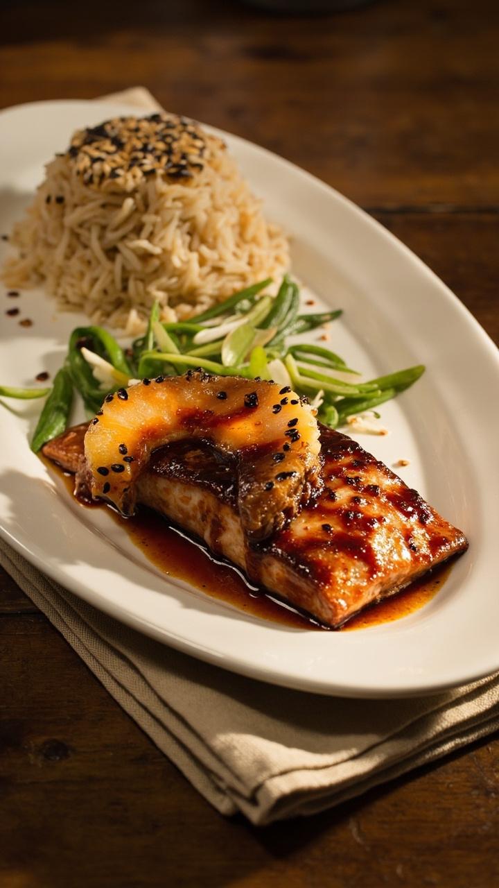 Teriyaki Pineapple Salmon