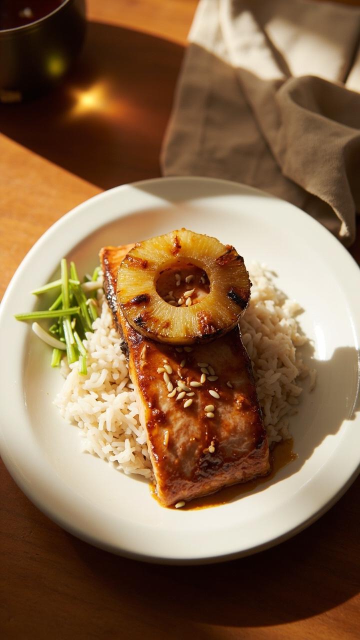 Teriyaki Pineapple Salmon